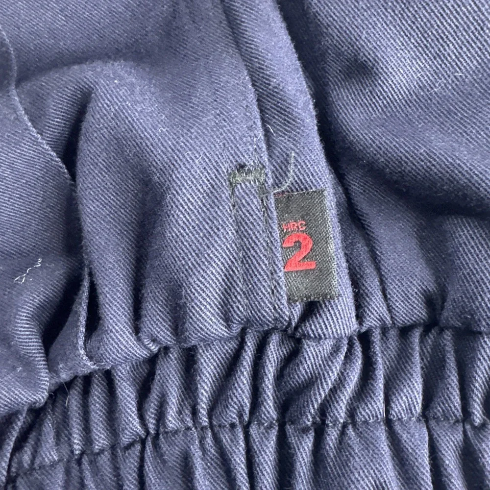 Workrite FR Jacket Mens M Blue Flame Resistant Full Zip Snap Workwear